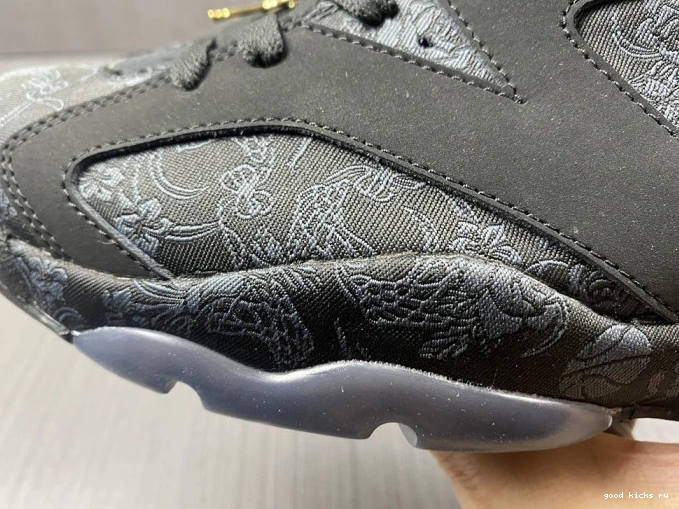 (W) DB9818-001 Triple 6 Black Jordan Retro SD 0730